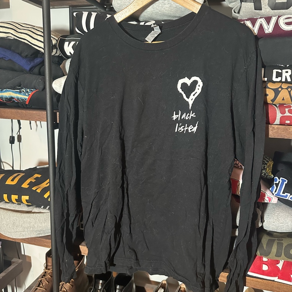 Blacklisted (Philly hardcore legends) long sleeve tee
